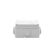 Caja Estanca de PVC Para Derivación y Conexión, 6 Entradas, Tapa Atornillada,100x100x50 mm (Área Interna), Uso Exterior IP...
