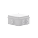 Caja Estanca de PVC Para Derivación y Conexión, 6 Entradas, Tapa Atornillada,100x100x50 mm (Área Interna), Uso Exterior IP...