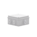 Caja Estanca de PVC Para Derivación y Conexión, 6 Entradas, Tapa Atornillada,100x100x50 mm (Área Interna), Uso Exterior IP...