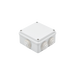 Caja Estanca de PVC Para Derivación y Conexión, 6 Entradas, Tapa Atornillada,100x100x50 mm (Área Interna), Uso Exterior IP...