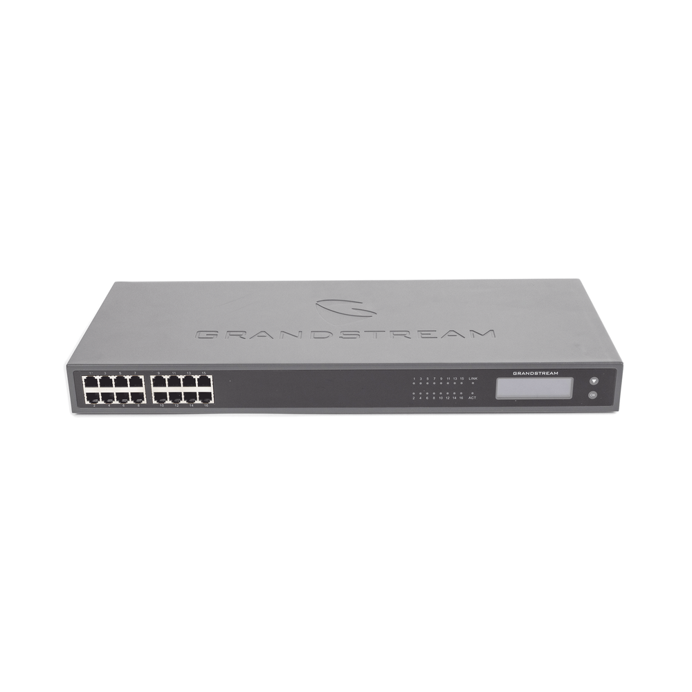 Gateway VoIP / 16 Puertos FXS / 1 Conector TELCO 50 Pines / 1U Rack / Gigabit Ethernet | SIERRA STORE