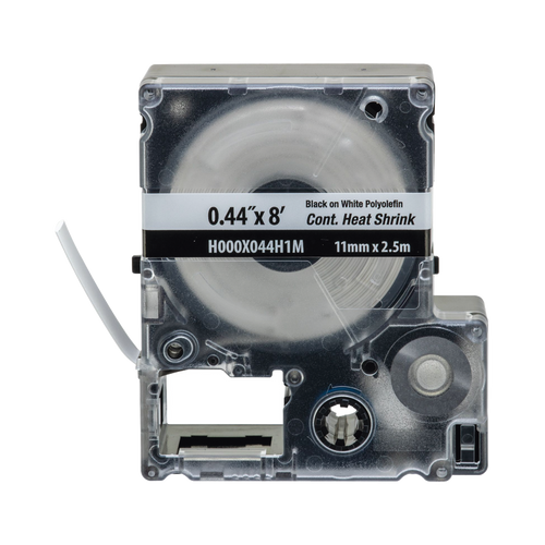 PANDUIT H000X044H1M - Casete de Etiquetas Termocontráctiles / Poliolefina Grado Militar / 11.2 mm Ancho / 2.4 m Largo / 16-10 AWG /