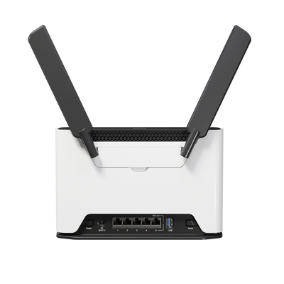 Chateau - Router Wi-Fi 6 MIMO 4x4, 2.5G y antenas externas para hogar y pequeñas oficinas - MIKROTIK