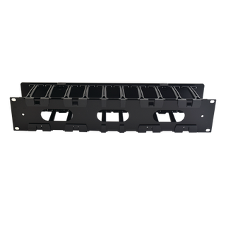 Organizador de Cable Horizontal RouteIT, Sencillo, Para Rack de 19in, 4in de profundidad, 2UR - SIEMON