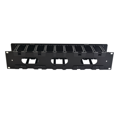 Organizador de Cable Horizontal RouteIT, Sencillo, Para Rack de 19in, 4in de profundidad, 2UR - SIEMON