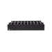 Organizador de Cable Horizontal RouteIT, Doble, Para Rack de 19in, 4in de profundidad, 2UR SIEMON - Vista 3