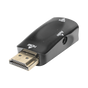 Adaptador (Convertidor) HDMI a VGA  / HDMI Macho a VGA Hembra / Resolución 19...
