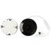 (HikFire) Mini Fisheye IP 4 Megapixel con Detector de Humo Puntual  / Autónomo / Entrada y Salida de Alarma / 15 mts IR / ...