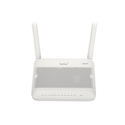 ONU GPON WiFi 6, (2.4/5 GHz), 2 Antenas de 5 dBi, Compatible con OLT de Terceros, 4 puertos Gigabit + 1 POTS + 2 USB, cone...