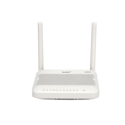 ONU GPON WiFi 6, (2.4/5 GHz), 2 Antenas de 5 dBi, Compatible con OLT de Terceros, 4 puertos Gigabit + 1 POTS + 2 USB, cone...