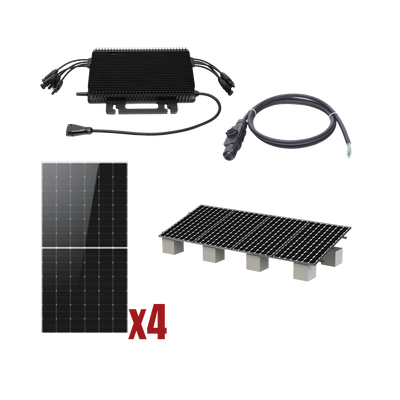 Kit Solar Interconexion  / 2kW  220Vca / Microinversores HOYMILES / Montaje Incluido - HOYMILES