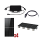 Kit Solar Interconexion  / 2kW  220Vca / Microinversores HOYMILES / Montaje I...
