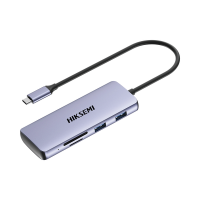 Hub (Adaptador) USB - C / 8 en 1 / 1 Salida HDMI (4K) / 1 Salida USB 2.0 / 3 Salidas USB 3.0 / 1 Salida SD (Memoria SD) / ...
