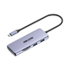 Hub (Adaptador) USB - C / 8 en 1 / 1 Salida HDMI (4K) / 1 Salida USB 2.0 / 3 Salidas USB 3.0 / 1 Salida SD (Memoria SD) / ...