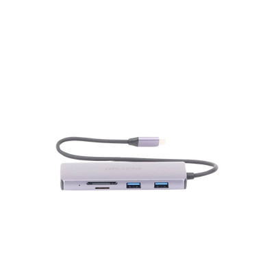 Hub (Adaptador) USB - C / 8 en 1 / 1 Salida HDMI (4K) / 1 Salida USB 2.0 / 3 Salidas USB 3.0 / 1 Salida SD (Memoria SD) / ...