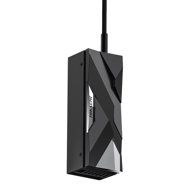 HIKSEMI by HIKVISION HS-RADIATOR-MHF1 - Disipador Activo M.2 / Reducción ≤30°C / Ventilador PWM 4 Pines / Aluminio / 73 x 22 x 9 mm | SIERRA STORE