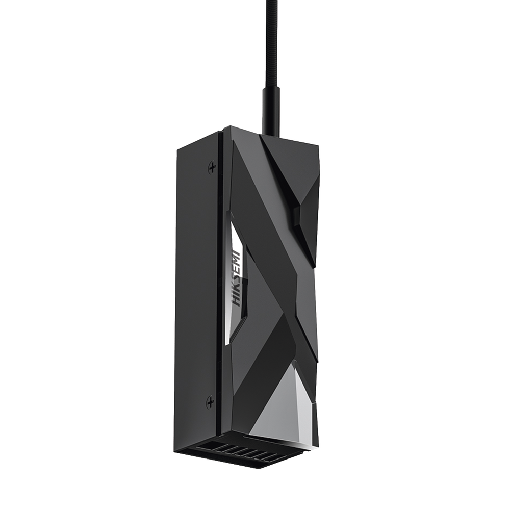 HIKSEMI by HIKVISION HS-RADIATOR-MHF1 - Disipador Activo M.2 / Reducción ≤30°C / Ventilador PWM 4 Pines / Aluminio / 73 x 22 x 9 mm | SIERRA STORE