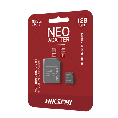 Memoria microSD con Adaptador Ideal para Celular o Tablet / 128 GB / Multipropósito / Clase 10 / 92 MB/s Lectura / 50 MB/s...