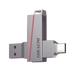 Memoria USB Dual de 128 GB / USB-C y USB-A / Transferencia de Alta Velocidad / Metálica / Compatible con Dispositivos Móvi...
