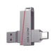 Memoria USB Dual de 128 GB / USB-C y USB-A / Transferencia de Alta Velocidad / Metálica / Compatible con Dispositivos Móvi...