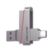 Memoria USB Dual de 256 GB / USB-C y USB-A / Transferencia de Alta Velocidad / Metálica / Compatible con Dispositivos Móvi...