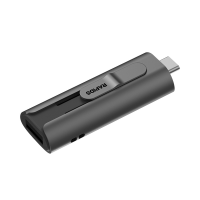 Memoria USB Dual impulsado por SSD Core / 256 GB / USB-C y USB-A / 560 MB/s de Escritura HIKSEMI by HIKVISION - Vista 3