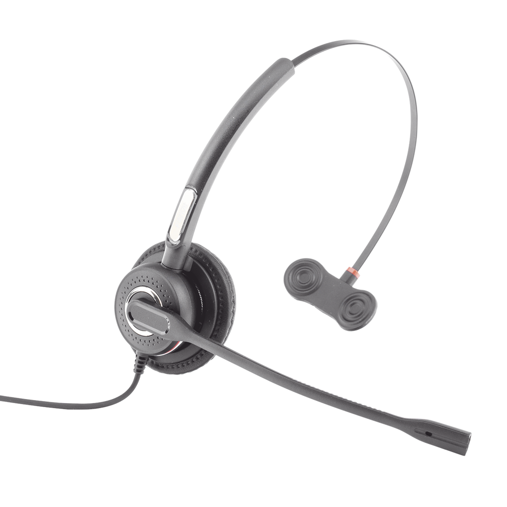 Diadema monoaural con tecnología antishock para teléfonos IP FANVIL y Polycom con micrófono de cancelación de ruido, larga durabilidad | SIERRA STORE