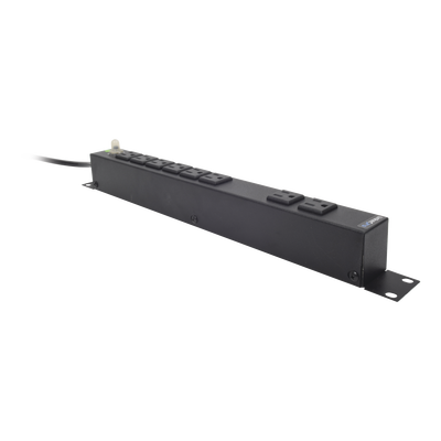 Multicontacto Horizontal (PDU) de 8 Contactos (NEMA 5-15R) Rack 19" 1UR. Voltaje Entrada/Salida: 120Vca/15A LINKEDPRO BY E...