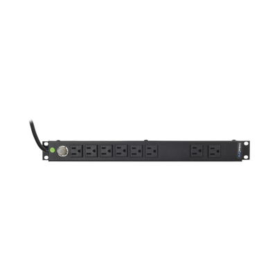 Multicontacto Horizontal (PDU) de 8 Contactos (NEMA 5-15R) Rack 19" 1UR. Voltaje Entrada/Salida: 120Vca/15A - LINKEDPRO BY...