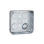 Caja Cuadrada 4 x 4"/Profundidad  1- 1/2"/ 11 Entradas de 3/4"...