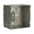 Caja Cuadrada 4- 11/16" x 4 11/16"/ Profundidad de 3-1/4"/ 2 Entradas  1", 1 1/4", 1 1/2", 2", 2 Entradas 1"-1 1/4", 2 Ent...