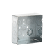 Caja Cuadrada 4 11/16" x 4 11/16"/ Profundidad 2- 1/8"/ 4 Entradas 1", 4 Entradas 3/4", 1 Entrada 1/2" y 3 TKO (1/2"-3/4")...