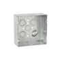 Caja Cuadrada 4 11/16" x 4 11/16"/ Profundidad 2- 1/8"/ 4 Entr...