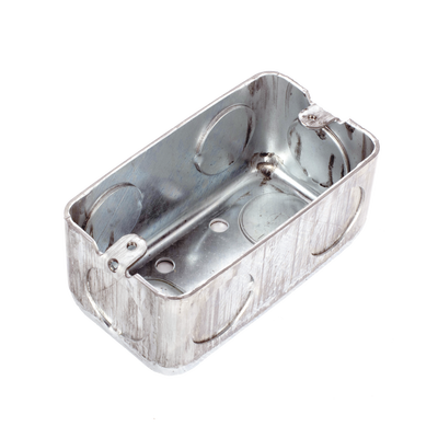 Caja (Chalupa) 4x2" / Profundidad 1-7/8" / 7 Entradas de 3/4" / Troquelada. RACO - Vista 4