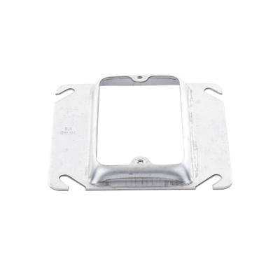 Sobretapa Cuadrada Galvanizada  de 4", realce de 1/2". RACO - Vista 2