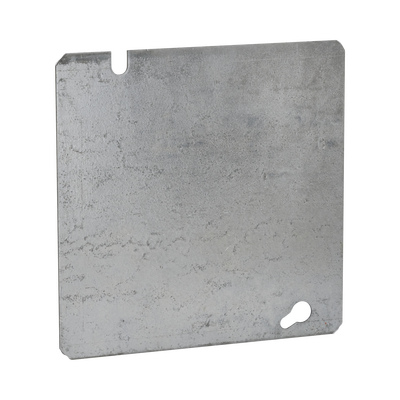 Tapa Cuadrada Ciega de  Acero Galvanizado de 4 11/16". - RACO