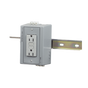 Caja Utilitaria para Montaje en Riel Din con Contacto Duplex de 15 A 125 V / ...