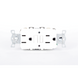 Contacto de Auto-verificación GFCI con Interruptor de Falla a Tierra de 15 A 125 V 2 Polos, 3 Hilos Color Blanco (Nema 5-15R), Grado | SIERRA STORE