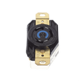 Receptáculo de Media Vuelta Industrial 30 A 250 V CA 2 Polos 3 Hilos (Nema L6-30R) Color Negro. | SIERRA STORE