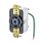 Receptáculo de Media Vuelta Industrial 30 A 120/208 V CA/ Nema L21-30R /Color...