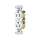 Contacto Duplex 15A 125V/ 2 Polos 3 Hilos/ Nema 5-15R/ Color Blanco. - HUBBELL