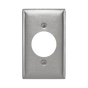 Placa para Receptaculo Sencillo 20 y 30 A de Media Vuelta/ 1.6" (40 mm) ...
