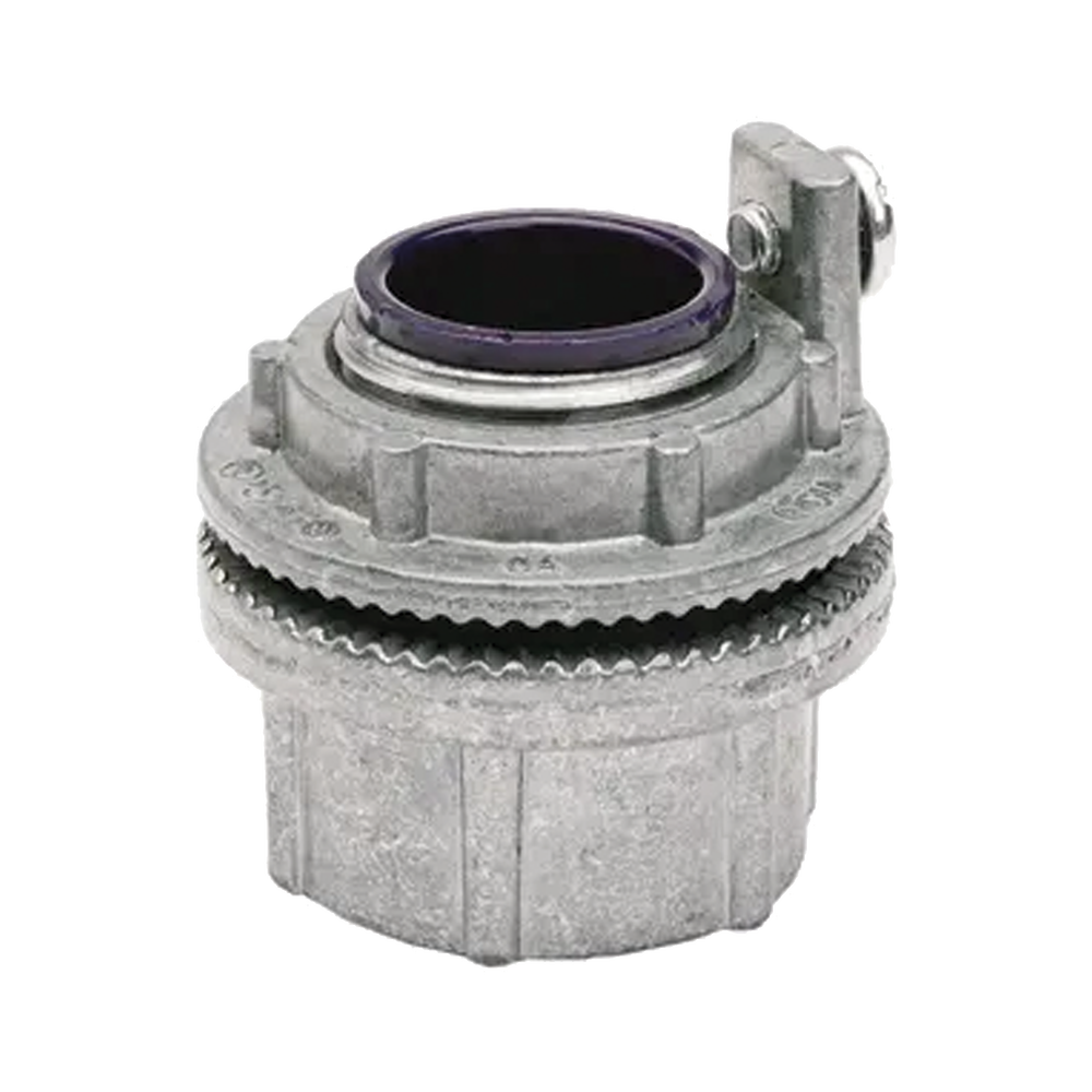 Conector Myers de Aluminio de 1 1/2" con tornillo de puesta a tierra, disponible para Áreas Peligrosas Clase 1 División 2 de acuerdo | SIERRA STORE