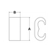 Conector de Toma de Tierra / Forma C / Cobre / Rango 6 Sol a 2 Tre / Longitud 19 mm (0.75 in) | SIERRA STORE