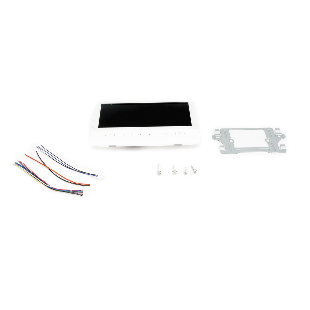 Monitor IP/SIP para interior, Wi-Fi, pantalla táctil de 7", audio de 2 vías, PoE, 8 interfaces de entrada de alarma. | SIERRA STORE