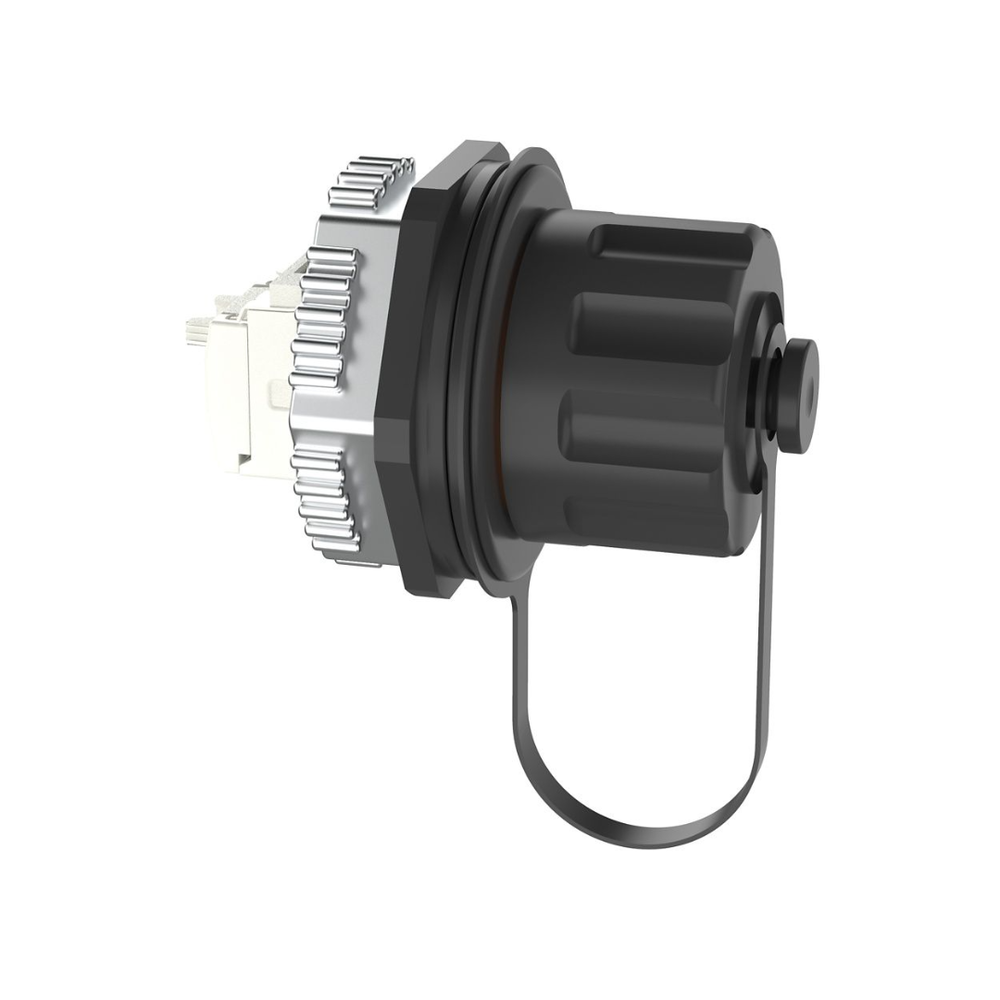 PANDUIT IAEBH6 - Conector Jack RJ45 Industrial / Cat 6A / IP67 / 24 AWG / 50 μin Oro / UL Tipo 12 | SIERRA STORE