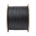 Carrete de 1 km de Fibra Óptica Drop, Interior/Exterior G.657A2 Monomodo de 1 Hilo (Unifibra), Dieléctrica, Forro Negro LI...