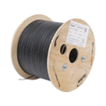 Carrete de 1 km de Fibra Óptica Drop, Interior/Exterior G.657A2 Monomodo de 1 Hilo (Unifibra), Dieléctrica, Forro Negro - ...