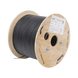 Carrete de 1 km de Fibra Óptica Drop, Interior/Exterior G.657A2 Monomodo de 1 Hilo (Unifibra), Dieléctrica, Forro Negro - ...