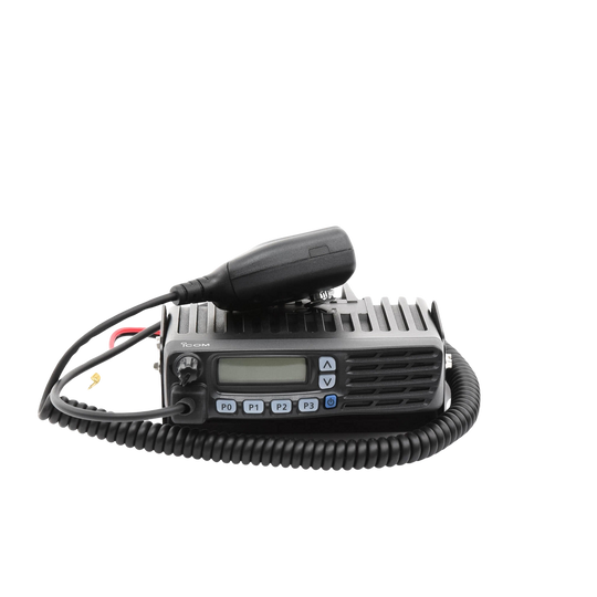 Radio Móvil Analógico en rango de frecuencia 136-174 MHz, 50 W de potencia de RF, 128 canales. Incluye microfono2, cable d...